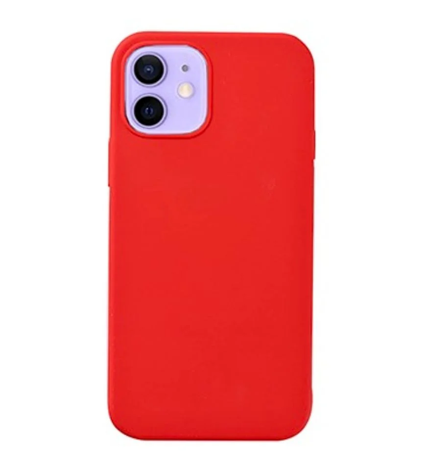 Insten Liquid Silicone iPhone 12 Mini case - Red